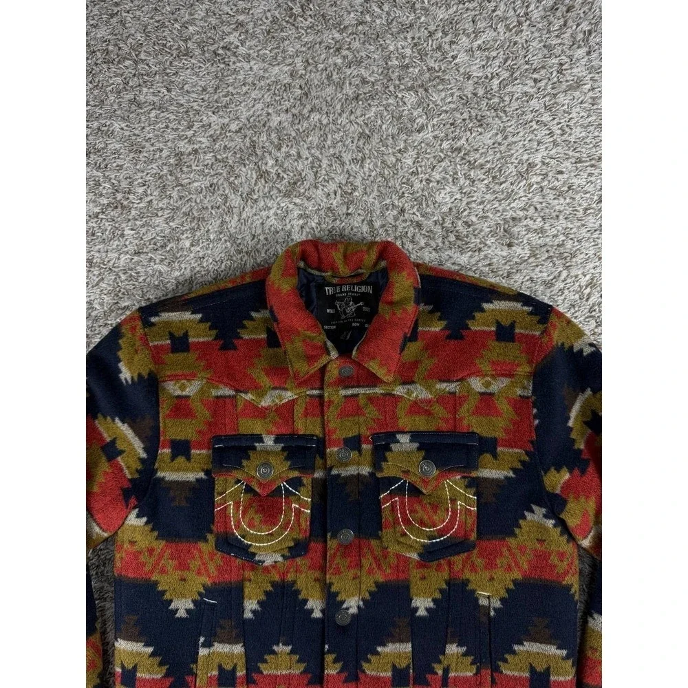 True Religion Men's South Western Jimmy Jacket Size Medium